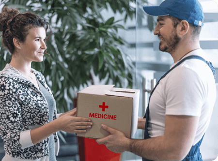 Free Medicine Courier Pickup services