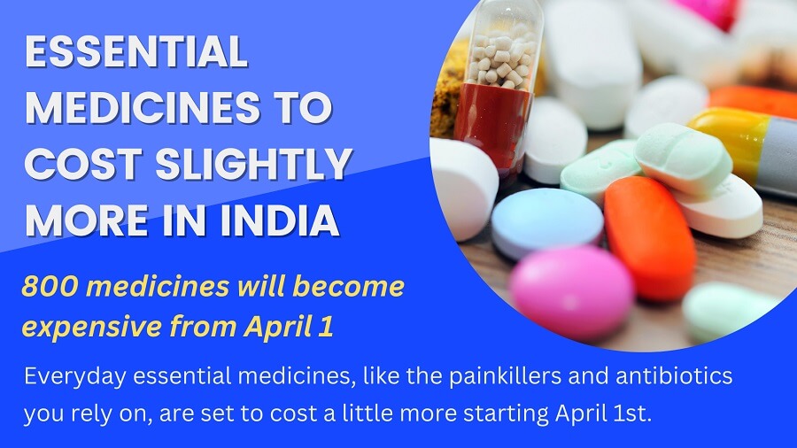 Essential Medicines to Cost Slightly More in India